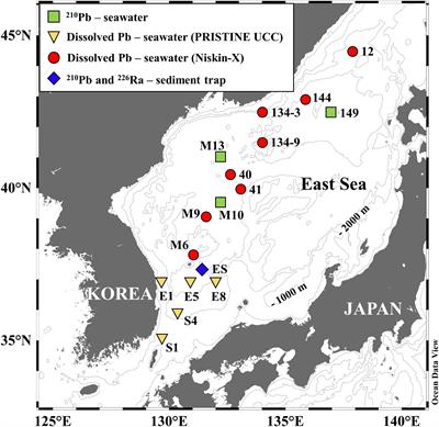 Tracing the Atmospheric Input of Seawater-Dissolvable Pb Based on the Budget of 210Pb in the East Sea (Japan Sea)